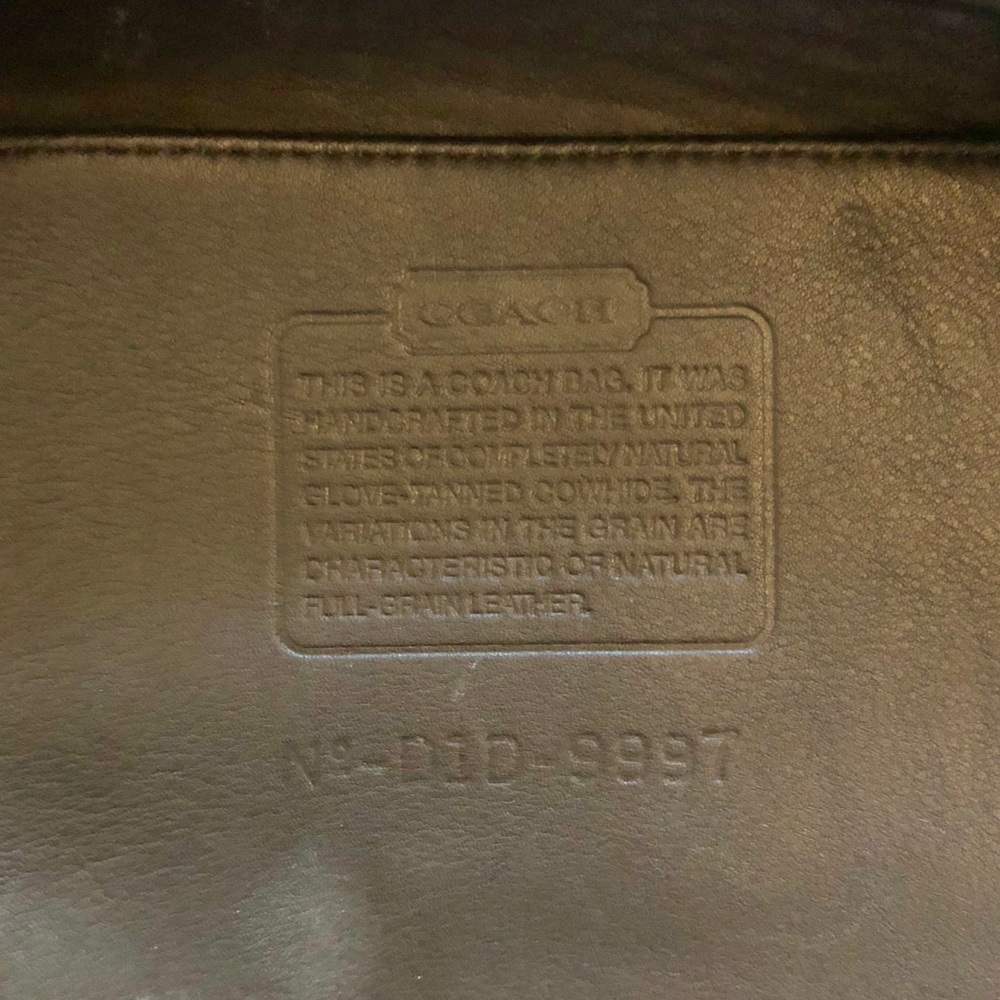 Vintage Coach mint condition black crossbody bag - Picture 5 of 8